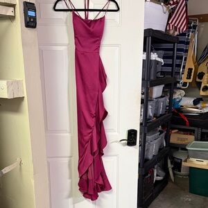 Dress Forum Fuchsia Asymmetrical Dress